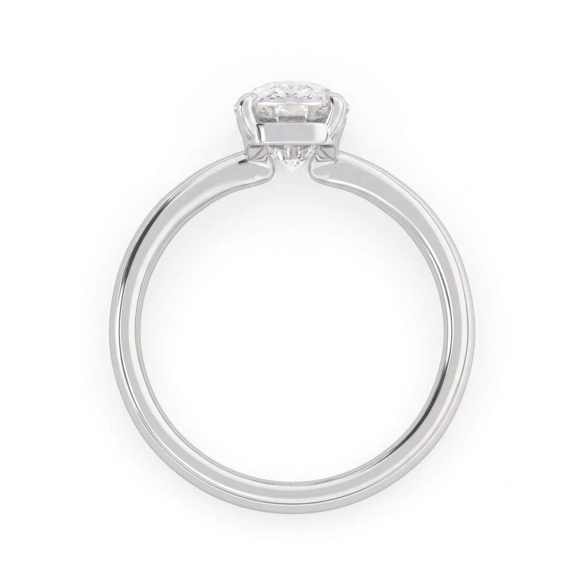 4.50 Carat Cushion Cut Lab Grown Diamond Solitaire Engagement Ring