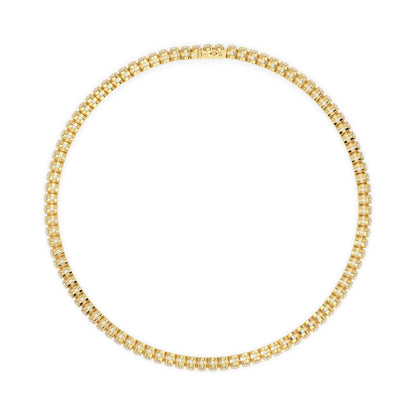 0.9 CTW Petite Four-Prong Round Lab Grown Diamond Tennis Bracelet - View 5