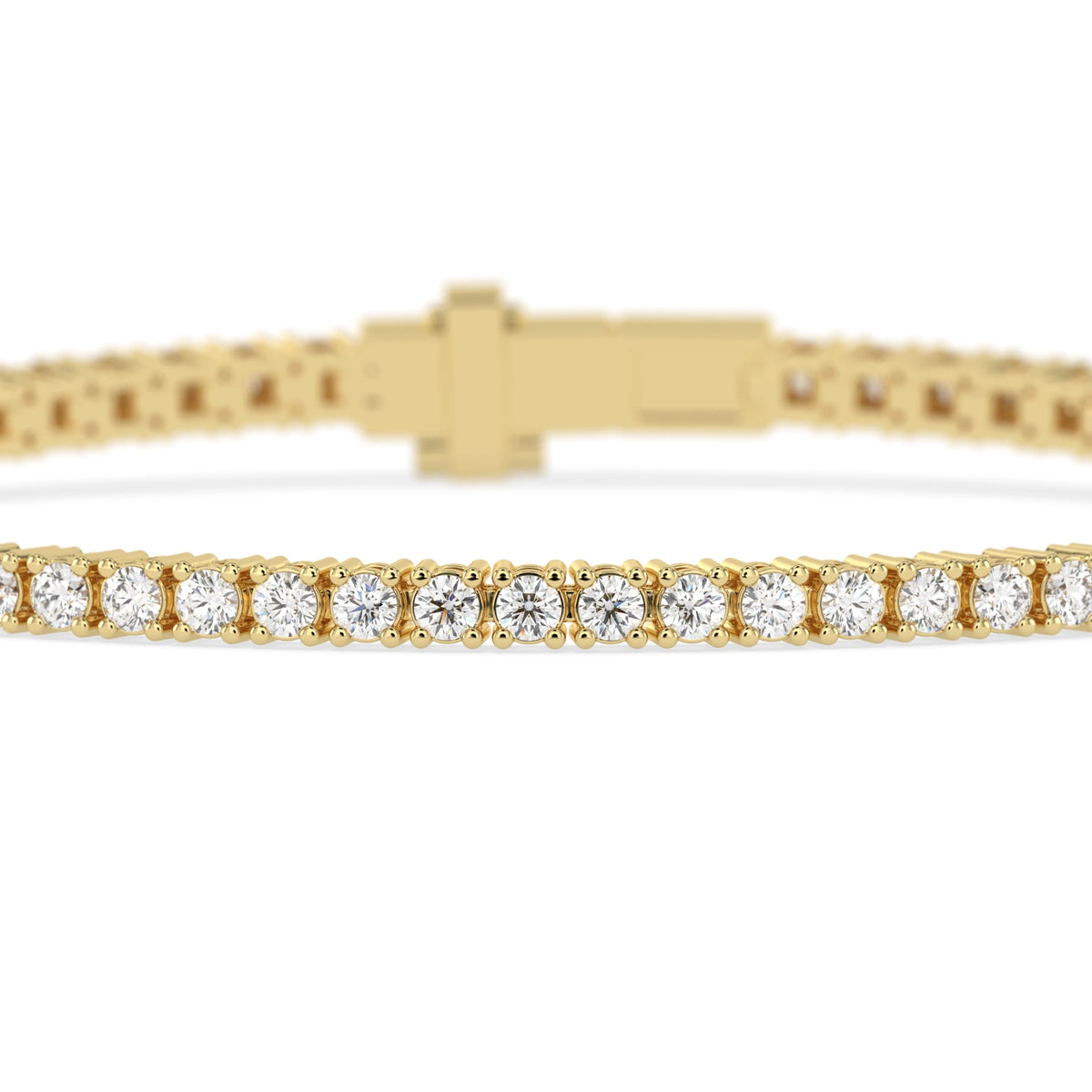 3 CTW Classic Four-Prong Round Lab Grown Diamond Tennis Bracelet - View 2