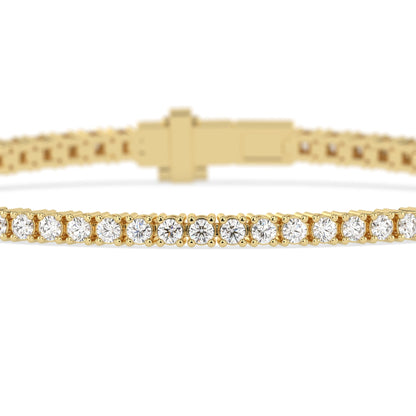 3 CTW Classic Four-Prong Round Lab Grown Diamond Tennis Bracelet - View 2