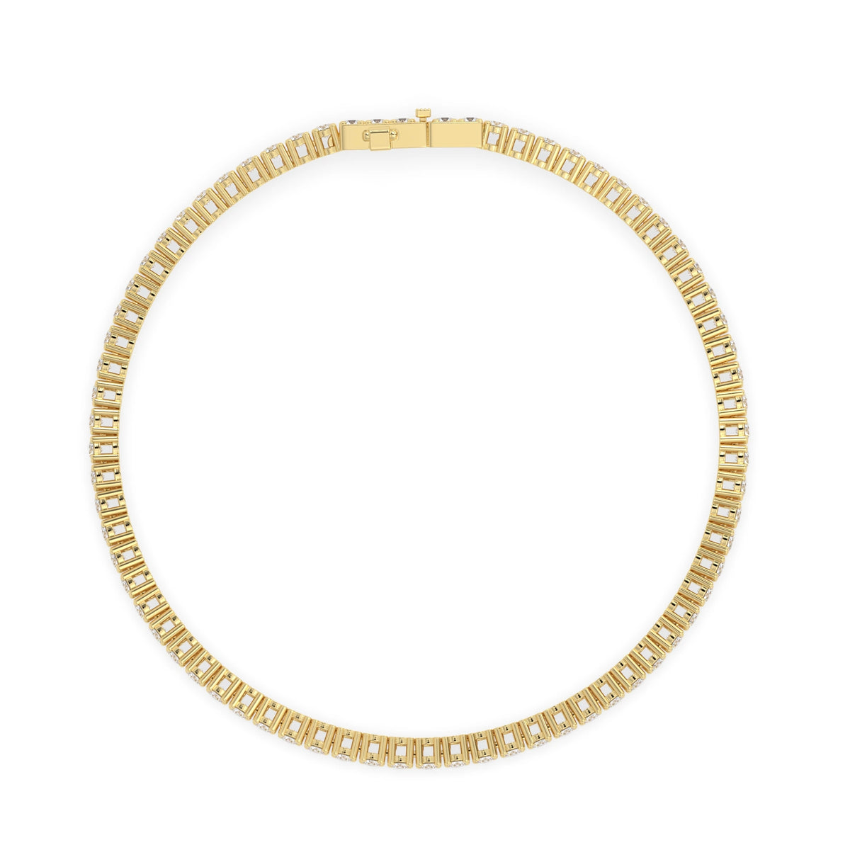 3 CTW Classic Four-Prong Round Lab Grown Diamond Tennis Bracelet - View 5