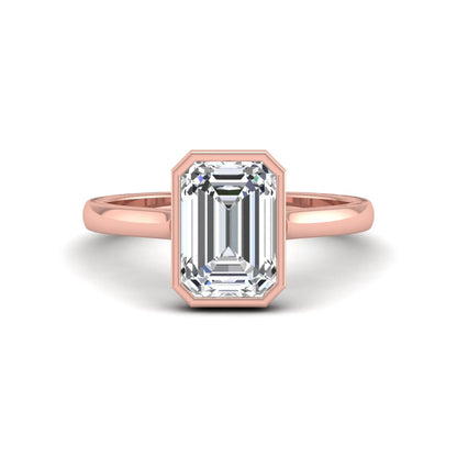 Princess Cluster Prong Set Lab Grown Diamond Engagement Ring