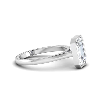 Princess Cluster Prong Set Lab Grown Diamond Engagement Ring