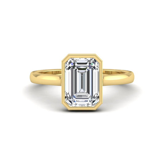 Princess Cluster Prong Set Lab Grown Diamond Engagement Ring