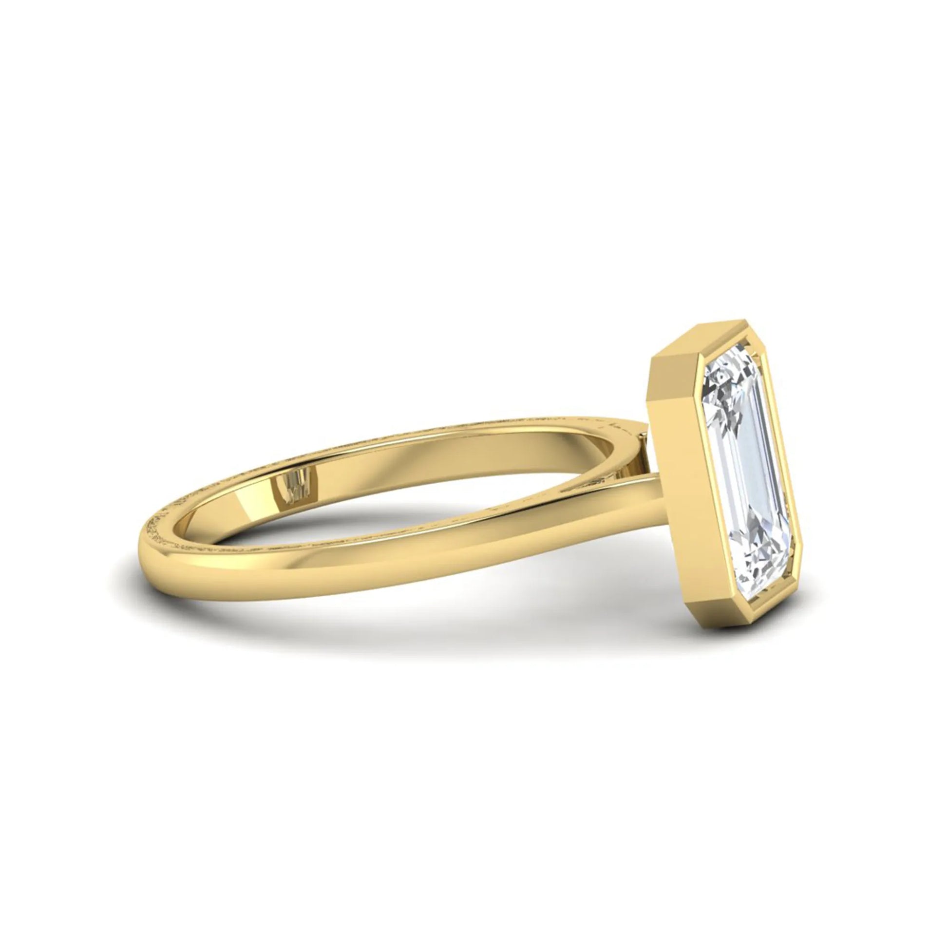 Princess Cluster Prong Set Lab Grown Diamond Engagement Ring