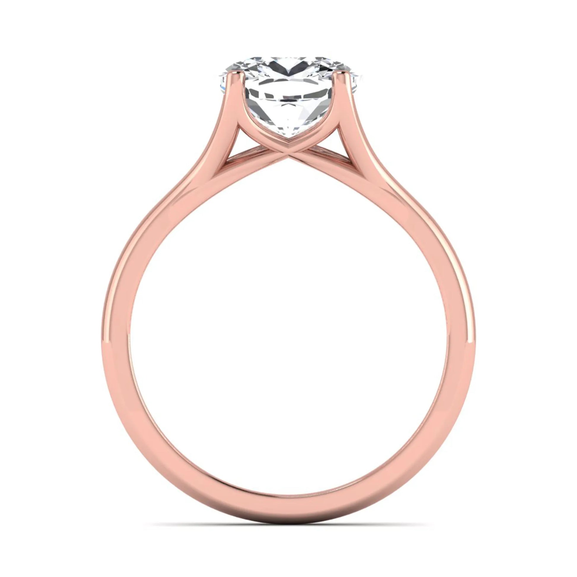 Princess Cluster Prong Set Lab Grown Diamond Engagement Ring
