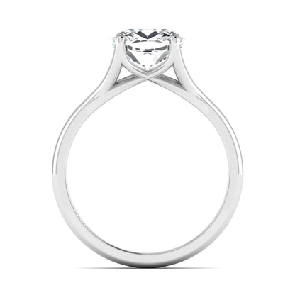 Princess Cluster Prong Set Lab Grown Diamond Engagement Ring