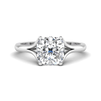 Princess Cluster Prong Set Lab Grown Diamond Engagement Ring