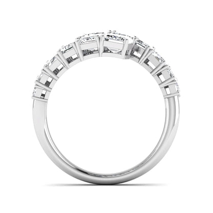 Princess Cluster Prong Set Lab Grown Diamond Engagement Ring