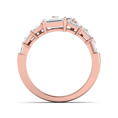 Princess Cluster Prong Set Lab Grown Diamond Engagement Ring