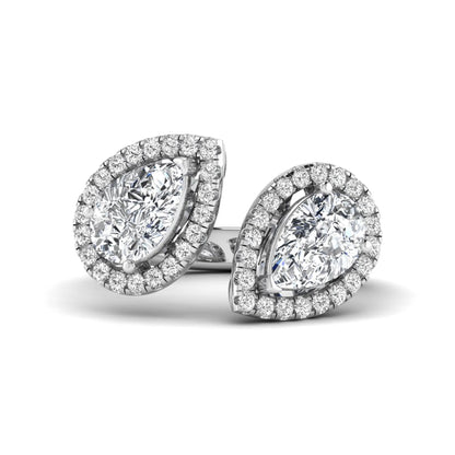 Princess Cluster Prong Set Lab Grown Diamond Engagement Ring