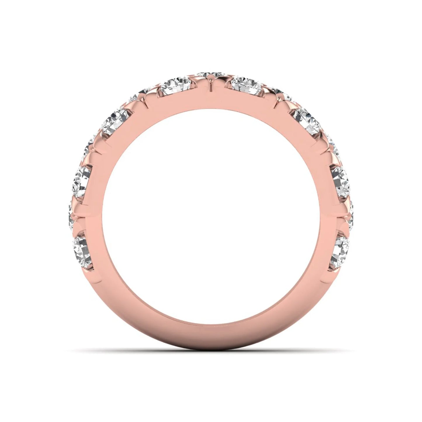 Princess Cluster Prong Set Lab Grown Diamond Engagement Ring