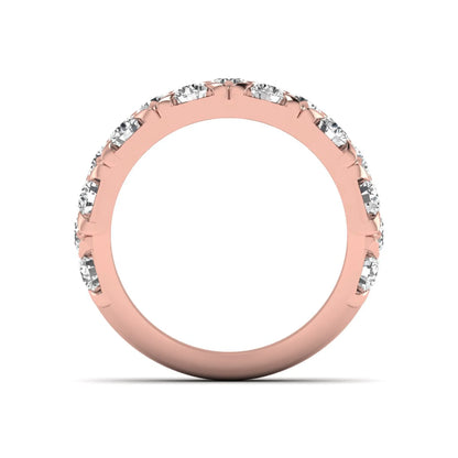 Princess Cluster Prong Set Lab Grown Diamond Engagement Ring