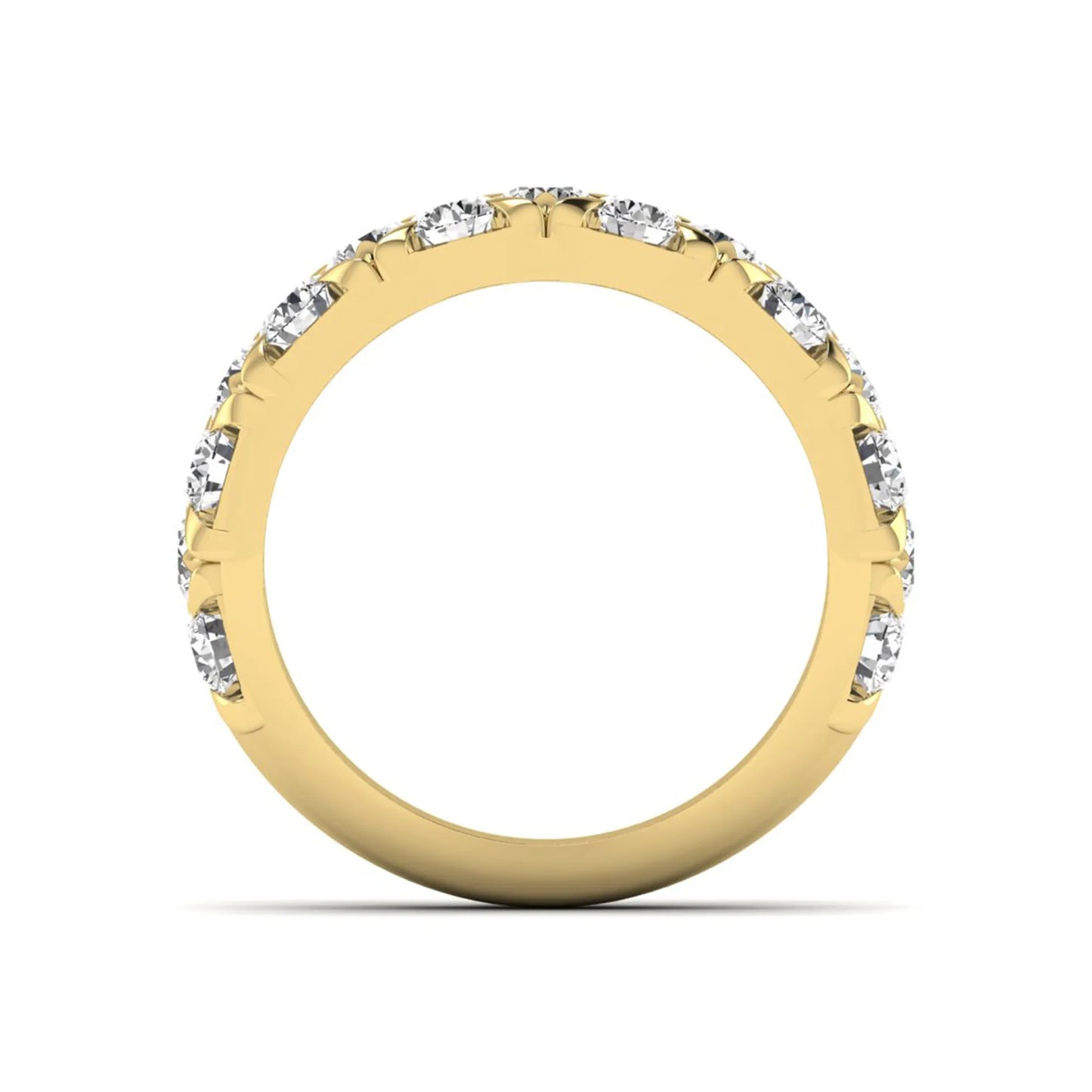 Princess Cluster Prong Set Lab Grown Diamond Engagement Ring