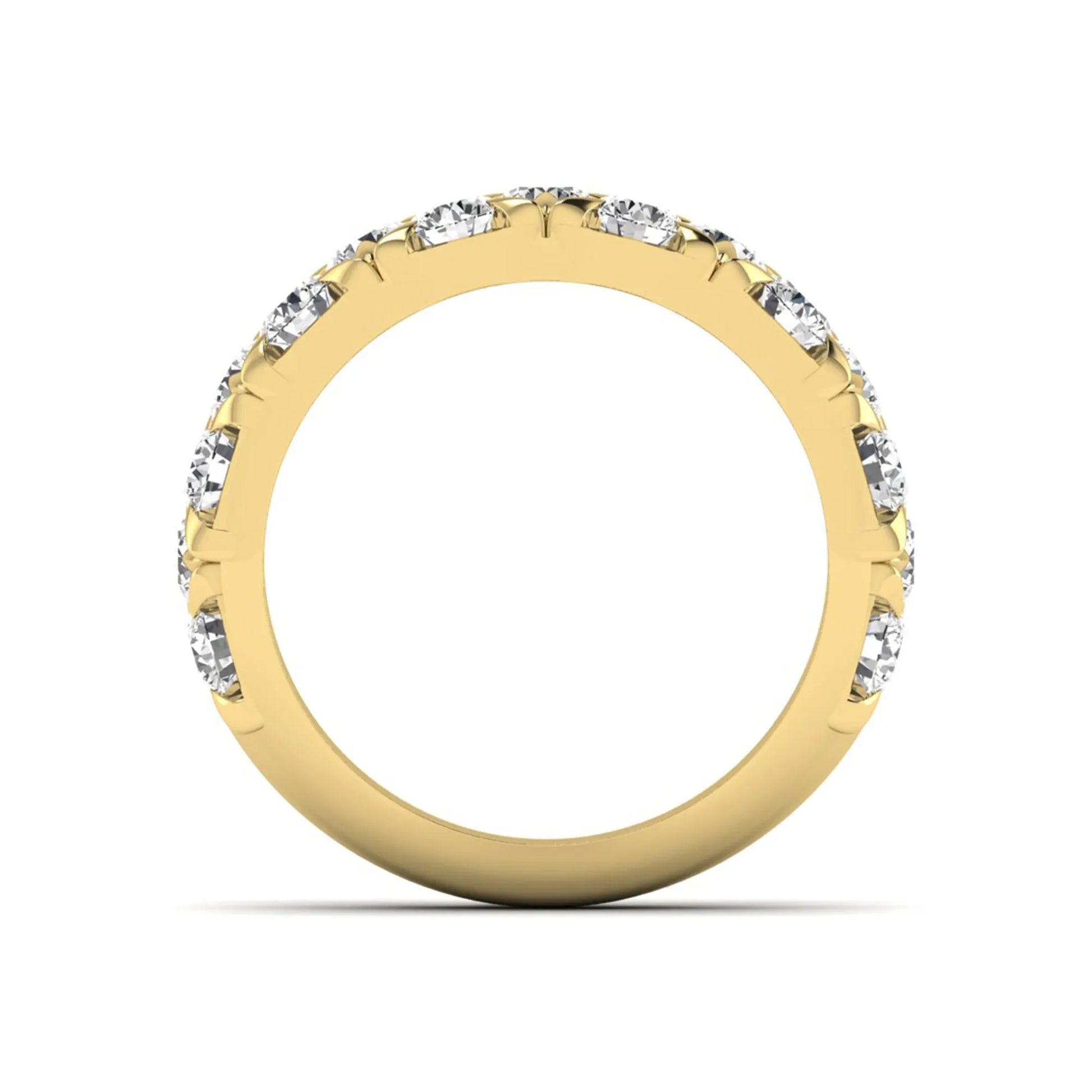 Princess Cluster Prong Set Lab Grown Diamond Engagement Ring
