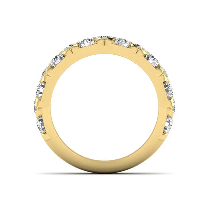 Princess Cluster Prong Set Lab Grown Diamond Engagement Ring