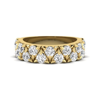 Princess Cluster Prong Set Lab Grown Diamond Engagement Ring