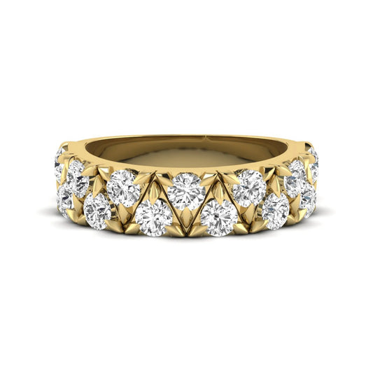 Princess Cluster Prong Set Lab Grown Diamond Engagement Ring