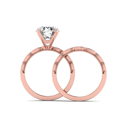 Princess Cluster Prong Set Lab Grown Diamond Engagement Ring
