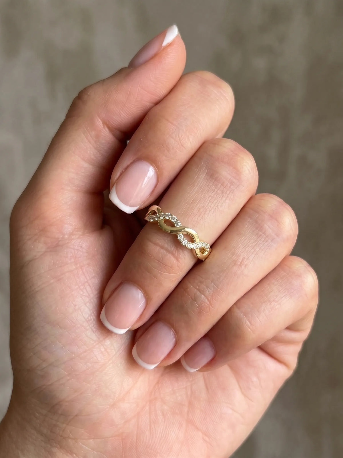 Round Twisted Half Eternity Lab Grown Diamond Pave Wedding Band
