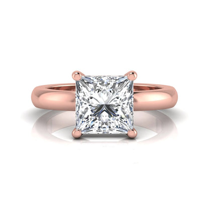 Princess Cut Solitaire Lab Grown Diamond Engagement Ring