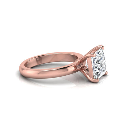 Princess Cut Solitaire Lab Grown Diamond Engagement Ring