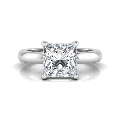 Princess Cut Solitaire Lab Grown Diamond Engagement Ring