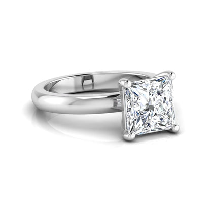 Princess Cut Solitaire Lab Grown Diamond Engagement Ring