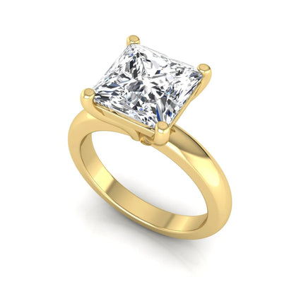 Princess Cut Solitaire Lab Grown Diamond Engagement Ring