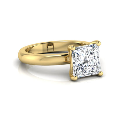 Princess Cut Solitaire Lab Grown Diamond Engagement Ring