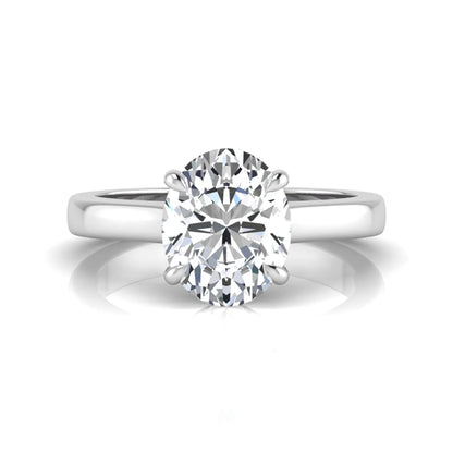 Princess Cluster Prong Set Lab Grown Diamond Engagement Ring