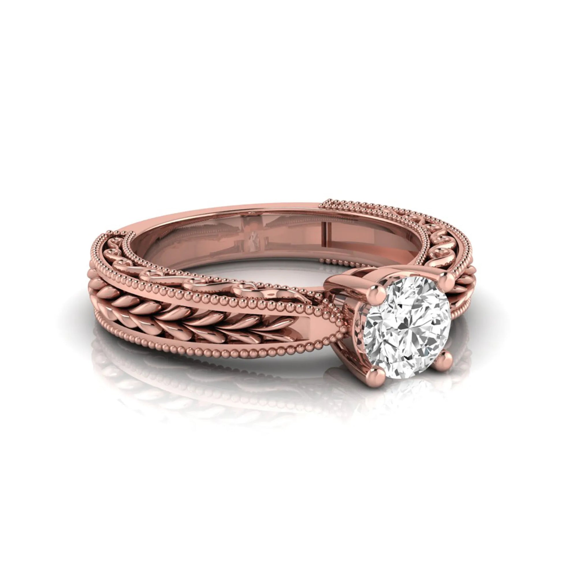 Princess Cluster Prong Set Lab Grown Diamond Engagement Ring