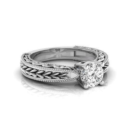 Princess Cluster Prong Set Lab Grown Diamond Engagement Ring