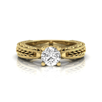 Princess Cluster Prong Set Lab Grown Diamond Engagement Ring