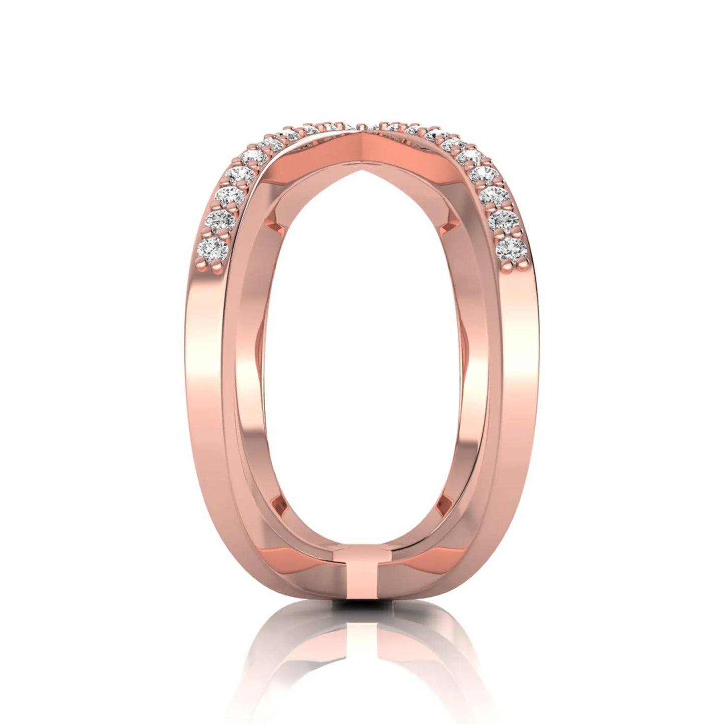 Princess Cluster Prong Set Lab Grown Diamond Engagement Ring