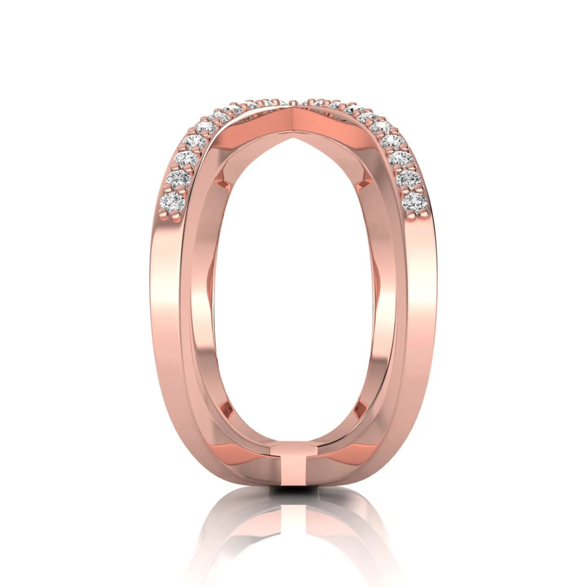 Princess Cluster Prong Set Lab Grown Diamond Engagement Ring