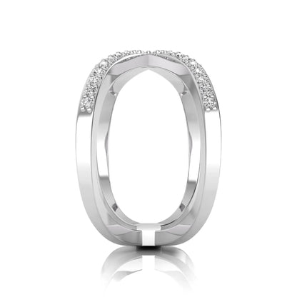 Princess Cluster Prong Set Lab Grown Diamond Engagement Ring