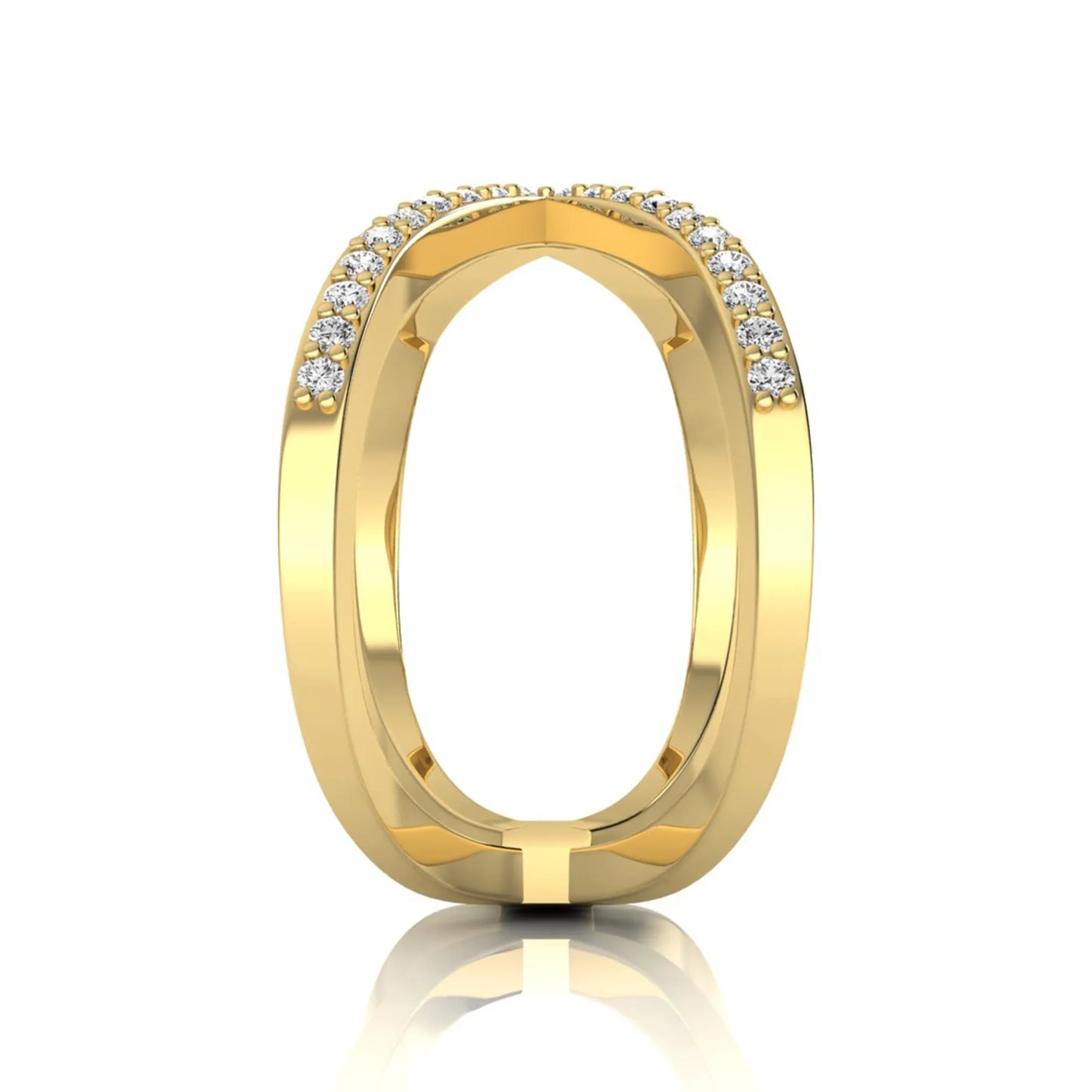 Princess Cluster Prong Set Lab Grown Diamond Engagement Ring