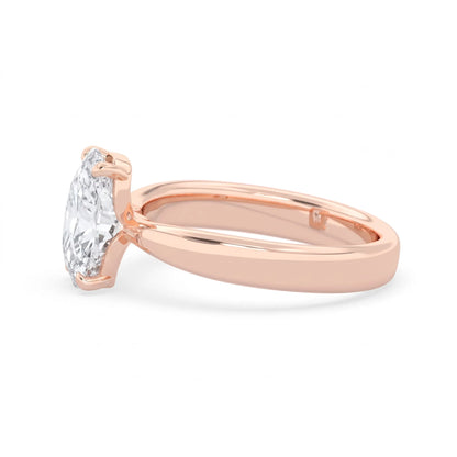 4.50 Carat Cushion Cut Lab Grown Diamond Solitaire Engagement Ring
