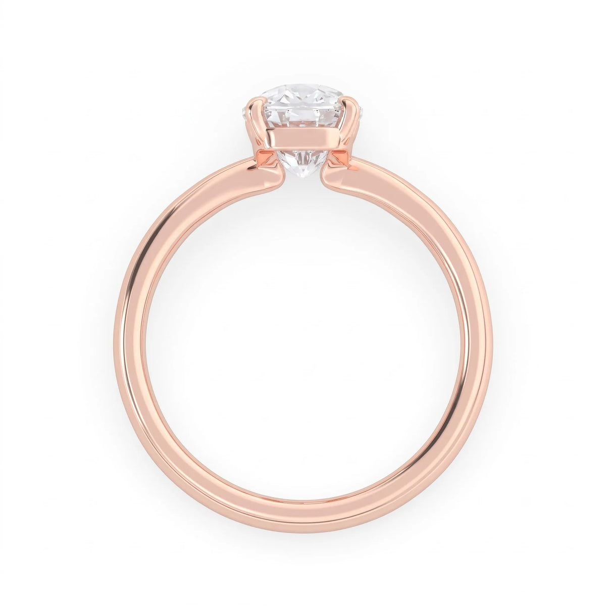 4.50 Carat Cushion Cut Lab Grown Diamond Solitaire Engagement Ring