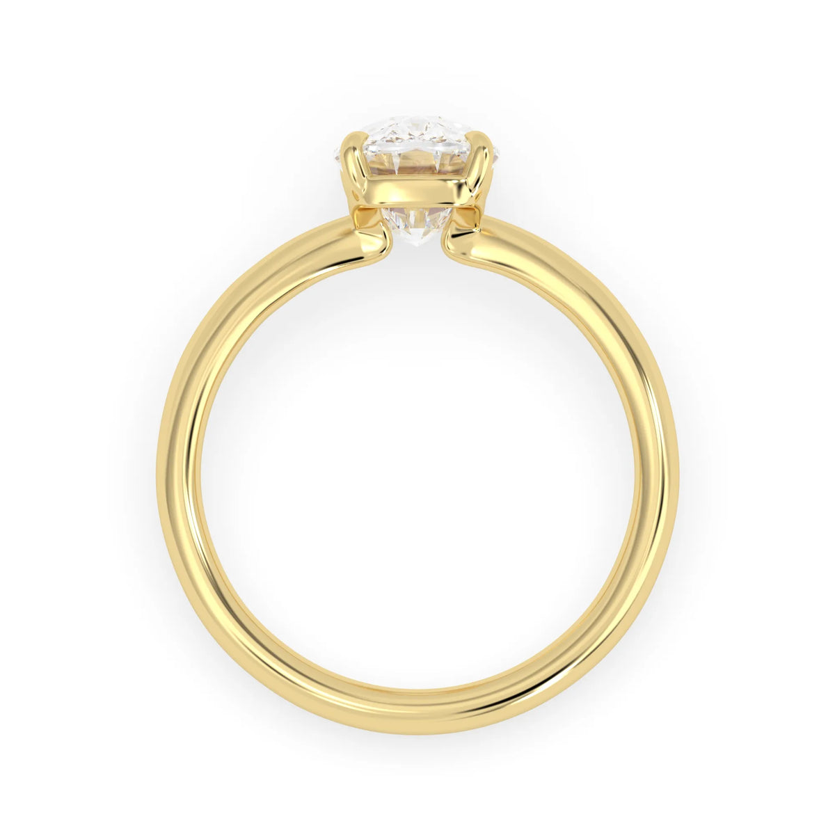 4.50 Carat Cushion Cut Lab Grown Diamond Solitaire Engagement Ring