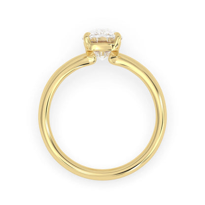 4.50 Carat Cushion Cut Lab Grown Diamond Solitaire Engagement Ring