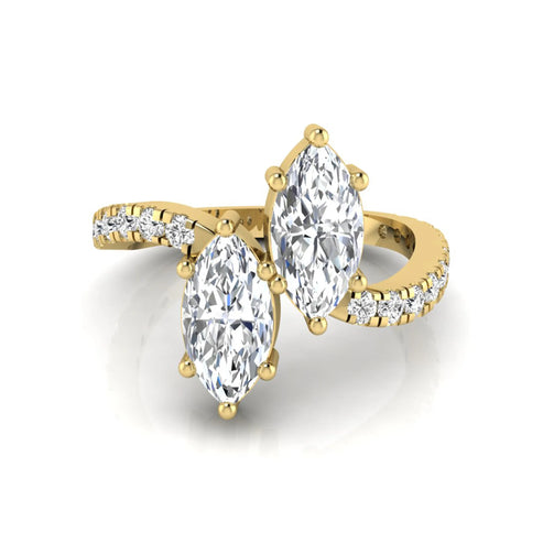 The Amour 'Toi et Moi' Ring