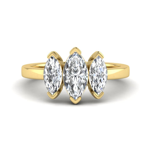 The Trinity Marquise Ring