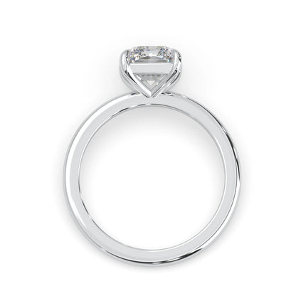 Radiant Cut Solitaire Lab Grown Diamond Engagement Ring