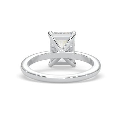 Radiant Cut Solitaire Lab Grown Diamond Engagement Ring