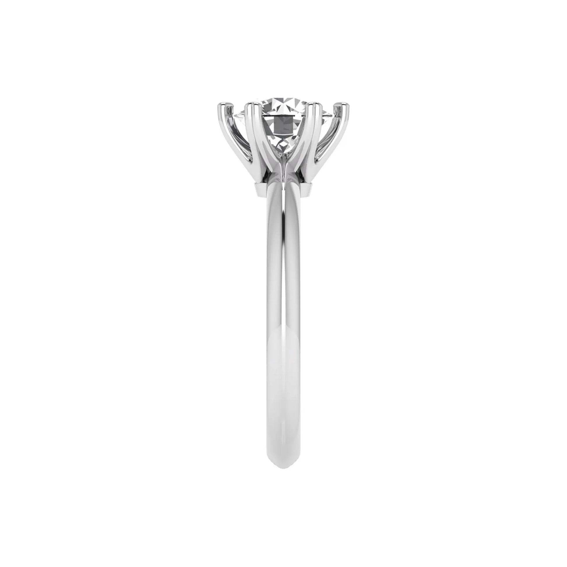 white-gold solitaire diamond ring